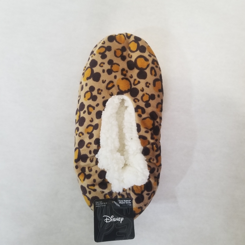 NWT fuzzy babba Disney slipper socks